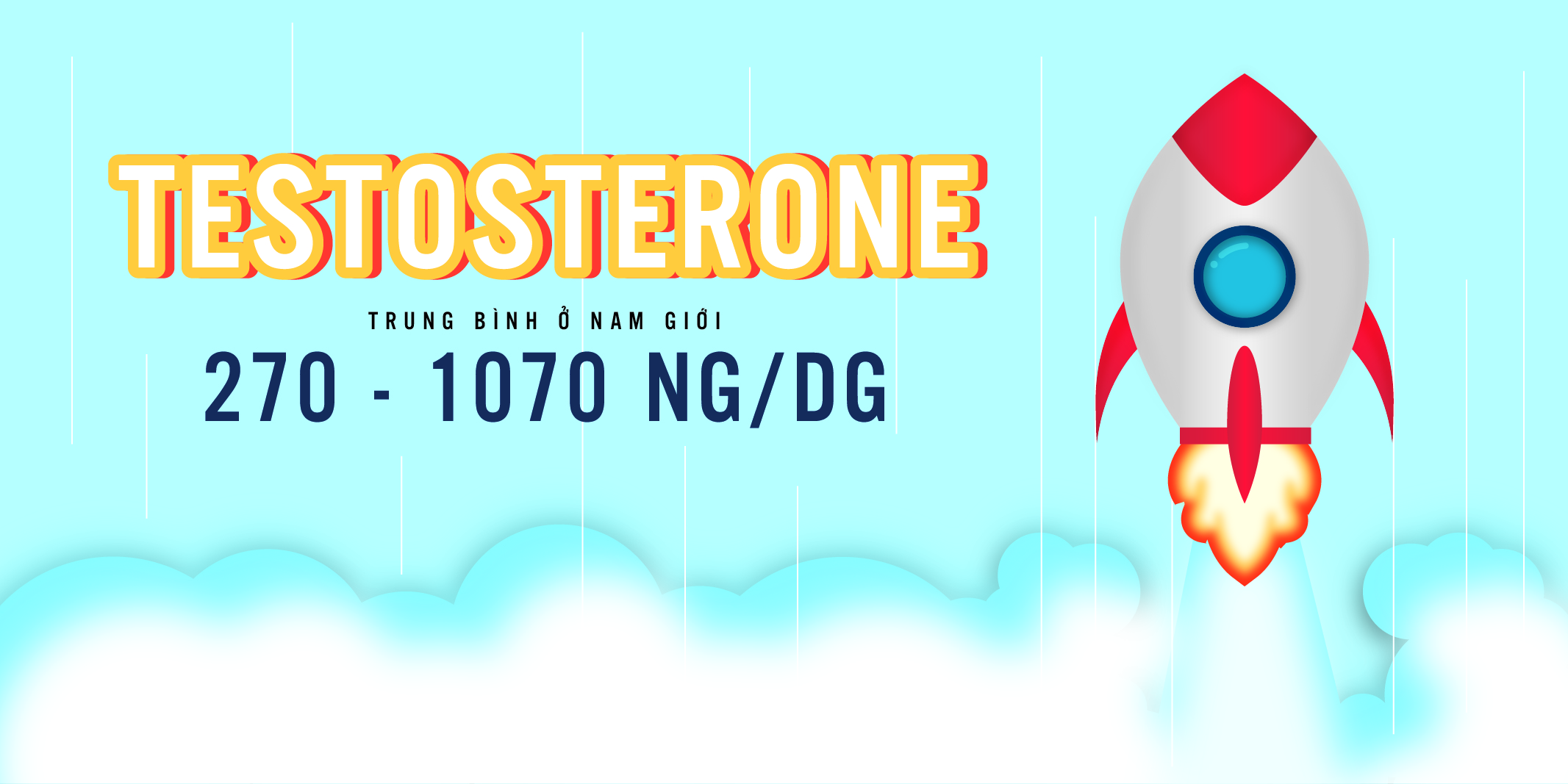 Lượng Testosterone trung bình ở nam giới 